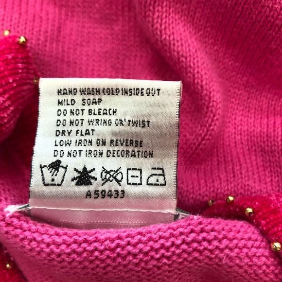 Quacker Factory Women Snowman Beads Embroidered Knit Sweater Size 1X M102 -20 - Picture 8 of 14